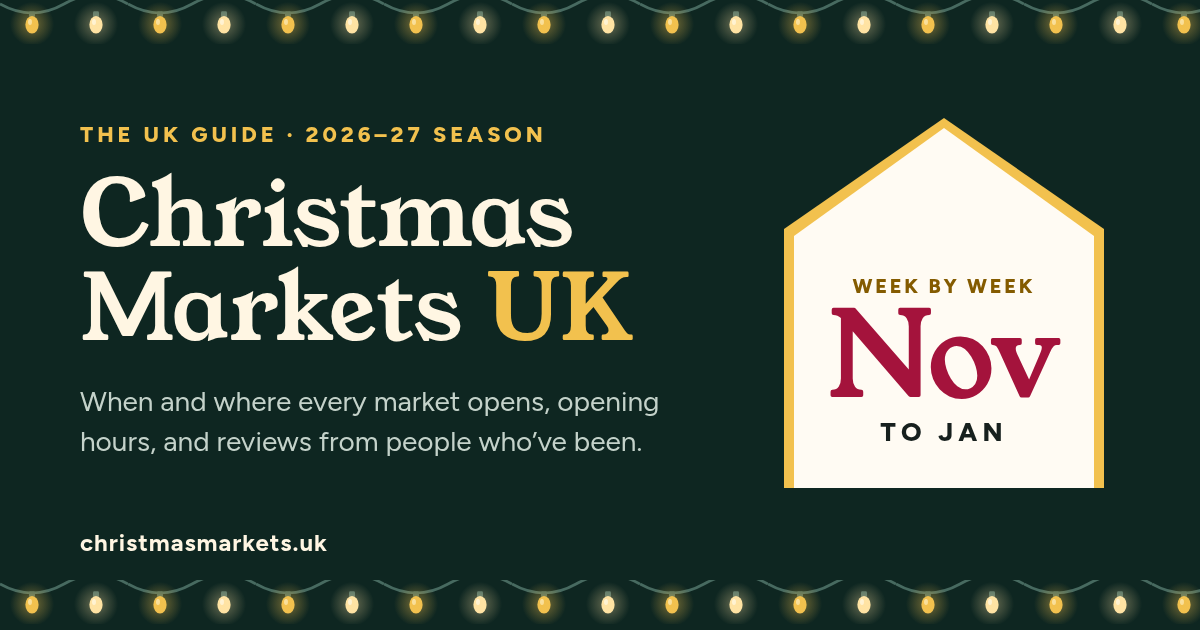 Chiristmas Week Christmas market dates 2026–27: the week-by-week season planner ...